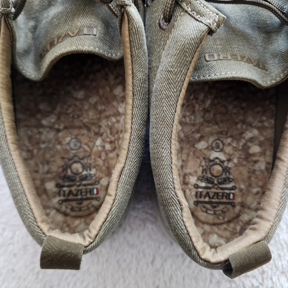 ITAZERO Allegro Loafer, Men's Size 9W, EUC - Khaki - Picture 6 of 11